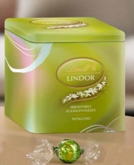 LINDT. T.18,50 GR.175 LATTA LINDOR PISTACCHIO